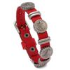 Acessórios de Vestuário Criativos Simples Estilo Punk Pulseira de Couro Genuíno Retro Europeu e Americano Tendência da Moda Joia Versátil