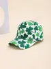 Boné de Baseball Estilo Novo Trevo de Quatro Folhas Transfronteiriço para Mulheres, Chapéu de Proteção Solar para Primavera e Outono, Boné de Aba Reta Masculino, Chapéu Casual Versátil da Moda