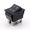 Interruptor de Botão Basculante Kcd4 em Forma de Barco Personalizado de Fábrica 4 Pinos 6 Pinos com Luz Alta Corrente 16A Interruptor para Fogão Elétrico