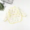 Paraguas niños impermeable babero manga larga mameluco impermeable bebé tafetán de poliéster para bebé ropa de comedor impermeable al por mayor