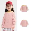 Balabala Balaone Ropa de Punto para Niñas 2025 Invierno Nuevo Suéter de Punto Trenzado Ropa de Punto para Bebé Niño