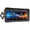 Superventas transfronterizo 8.1 pulgadas CarPlay para Motocicleta Monitoreo de Presión de Neumáticos Navegador Portátil Impermeable para Conducir Motocicleta