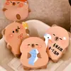 Notas Adhesivas con Forma de Capibara para Estudiantes, Notas de Mensajes Lindas y Estéticamente Agradables, Notas Adhesivas Reutilizables, Regalos para Actividades