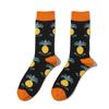 Calcetines de algodón con dibujos de frutas para hombre, calcetines de tubo para mujer, calcetines de marea europeos y americanos, fabricantes de calcetines transfronterizos, calcetines de tomate