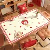 Tapete de Couro Desenho Starman para Mesa de Centro e Mesa de Jantar da Sala de Estar, Toalha de Mesa à Prova d'Água e de Óleo, Personalizável e Disponível para Dropshipping