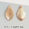 Accesorios de Aleación Simples de Hojas Europeos y Americanos diy Accesorios para el Cabello Antiguos Horquilla Colgante Aretes Pulsera Accesorios de Joyería