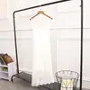Vestido Básico Modal Novo Primavera e Verão Feminino Comprimento Médio Bainha Costurada Vestido Básico Princesa Elegante da Moda