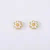 Método Antiguo Aceite Gota Dorada Espaciadores Flor de Loto Metal DIY Joyería Hecha a Mano Material para Cuentas Accesorios para Pulseras