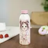 Taza térmica para hombres y mujeres, elegante, para deportes y uso al aire libre, taza de agua fría portátil de acero inoxidable, juego en caja de regalo con estampado