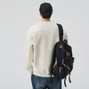 Ropa de Hombre Fengshe / Nueva Sudadera de Cuello Redondo para Hombre Primavera y Otoño 2026, Falso Dos Piezas de Manga Larga con Cuello Henry, Top Versátil