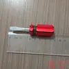 Destornillador pequeño de cabeza de zanahoria Phillips y plano, herramienta mini de acero 45#, destornillador pequeño corto endurecido, al por mayor