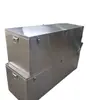 Caja de herramientas de acero inoxidable caja de almacenamiento engrosada maletero de almacenamiento para coche grande a prueba de polvo e impermeable caja de almacenamiento cuadrada