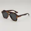 Nuevas Gafas de Sol de Color Gelatina Europeas y Americanas Doble Puente Moda Elegante Estilo Ins Punk Popular Mismo Estilo Anti-UV