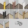 Liga de alumínio 4mm placa de alumínio plástico linha decorativa tira de fechamento de borda tipo I ângulo yin e yang placa UV tira de aperto de junta tira de fechamento 4mm