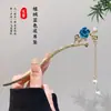 Horquilla de Pelo con Borla Estilo Chino para Caminar para Mujer, Peineta de Gama Alta, Adorno para el Cabello, Nuevo Disco de Pelo Antiguo, Accesorios Hanfu Cheongsam