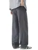 Ropa de Hombre Feng She / Novedad de Primavera Holgados Casual Versátiles Pierna Recta Pantalones Estilo Lujo Ligero Old Money Pantalones de Pierna Ancha para Hombre