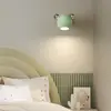 Lámpara de Pared Creativa Bauhaus de Mickey Lámpara de Mesita de Noche para Dormitorio Decoración de Pared de Fondo para Sala de Estar Lámpara de Ambiente Zhongshan