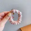 Scrunchie de Satén Rosa Dulce de Fresa Goma Elástica para el Cabello para Coletas Accesorios para el Cabello Alta Elasticidad Duradero