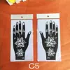 Plantilla de Tatuaje Temporal Pintada a Mano Herramienta de Inyección de Tinta Henna Indio Tatuaje Recortado Jugo de Tatuaje Herbal Tatuaje Semi-Permanente