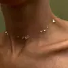 Collar con Cuentas Reveladoras de Hielo Frío Pendientes Diseño de Nicho Estilo Normcore Collar de Gota de Agua de Gama Alta Gotas de Rocío Matutino