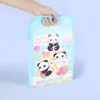 Carpeta de Acordeón 3D de Panda de Dibujos Animados con 13 Compartimentos, Linda Carpeta para Exámenes de Estudiante, Organizador de Documentos Portátil A4 con 4 Páginas de Inserción