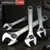 Fabricante de origen llave inglesa ajustable llave inglesa ajustable multifuncional industrial ajuste manual llave inglesa ajustable de 6 a 24 pulgadas