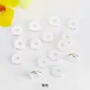 Cuentas chapadas en oro de 18k que conservan el color, arandelas planas redondas, accesorios para manualidades, pulseras, collares, espaciadores para abalorios, hallazgos para joyería