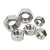 Tuerca hexagonal de acero inoxidable 304/316/201, tapa de rosca, tuerca de mano, fábrica al por mayor M3-M64
