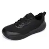 Sapatos de ajuste largo, sapatos de biqueira larga, tênis esportivos Flyknit, calçados masculinos para jovens, sem suporte de arco, sapatos minimalistas (barefoot), tênis de corrida respiráveis e leves