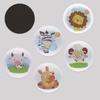 En stock calcomanías de dibujos animados que cambian de color sensibles a la temperatura experimento científico educativo entrenamiento para niños orinal calcomanías impermeables que cambian de color sensibles a la temperatura