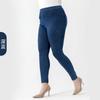 Pantalones Vaqueros Exclusivos Transfronterizos de Nuevo Estilo para Tallas Grandes y Largos, para Yoga y Fitness de Mujer, Cintura Alta, Levanta Glúteos, Doble Bolsillo, Pantalones Casuales