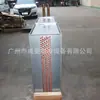 Aire Acondicionado Industrial de Agua Enfriador de Aire Ventilador Serpentín Condensador Tubo de Cobre Aleta de Aluminio Intercambiador de Calor Fabricante No Estándar Personalización