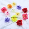 Horquilla Artificial de Rosa Estilo Europeo Diadema de Flores Accesorios Flor de Seda Decoración para el Cabello Flor de Peonía Rosa en Stock Venta al por Mayor
