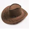 Un sombrero de vaquero occidental para hombre y mujer sombrero de mezclilla occidental americano universal para hombre y mujer estilo coreano de moda para hombre y mujer