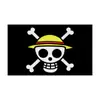 Amazon One Piece Bandera Pirata de Luffy Bandera de Calavera Bandera Colorida Banderín Decoración Interior Bandera Exterior Grande