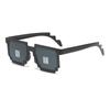 Gafas de Mosaico, Gafas de Sol, Accesorios de Set para Celebridades de Internet, Protector Solar, Gafas de Sol Geométricas Hexagonales Anti-UV