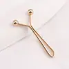Artefacto para ceñir la cintura clip de bola de acero ajustable apriete clip en forma de U metal dorado negro plateado hebilla de fijación para cintura de pantalones ropa