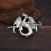 Europa e Estados Unidos novo vintage antigo dragão de prata libélula grampo de cabelo grampo de cabelo 8 conjuntos cruz antiga venda quente transfronteiriça