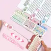 Portatarjetas de Teclado de Alto Valor Horizontal Abs Tarjeta de Identificación de Estudiante Tarjeta Escolar Portatarjetas de Agua Portatarjetas de Identificación para Hombres y Mujeres Cubierta Protectora Transfronterizo