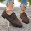 Novos Sapatos Beanie de Bico Fino Primavera 2025 Estilo Coreano Retrô Moderno Sapatos Business Casual