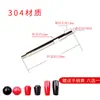 Haste de Manípulo para Máquina-Ferramenta Haste de Parafuso de Duas Pontas Haste Operacional para Furadeira de Bancada Aço Inoxidável 304 Haste de Manípulo Haste de Manípulo Duplo Haste Rosqueada 201