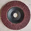 Roda de lixa de cem pás espessada para polimento e polimento roda de pano abrasiva de cem pás roda de gaze para remoção de ferrugem e polimento