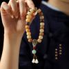 Peça de Mão Bodhi Weathered Amitabha Tigela Contas de Rosário Pulseira de Brincar Tibetano Contas de Transferência Buda Não-Fase Bodhi Três Vias
