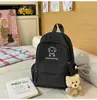 Mochila de Dibujos Animados de Cachorro Ins Estilo Japonés, Bolso Escolar Simple y Versátil para el Uso Diario de Estudiantes Universitarios, Mochila para Niñas