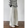 25 Novas Calças Casuais de Verão Estilo Unissex Moda Jovem Casual Cor Sólida Simples Soltas de Perna Larga Longas Venda por Atacado