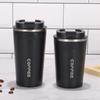 Taza termo de acero inoxidable al vacío versión coreana simple para hombres y mujeres, portátil, segunda generación, taza de café para regalo, taza para agua para coche, se puede vender al por mayor