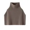 Xale de Caxemira Outono e Inverno Suéter de Malha Feminino Cachecol de Caxemira Colete sem Mangas Xale Quente para Ombros e Pescoço