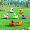 Novedad Transfronteriza Patitos de Verdura Lindos, Accesorios de Decoración DIY para Paisajismo de Jardín, Pequeños Adornos de Micro-Paisaje