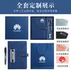 Caja de Regalo con Set de Cuadernos con Patrón de Ventana y Logo Personalizado para Regalos y Recuerdos de Oficina Corporativa