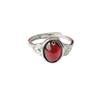 Anillo de Granate Natural de Guan Yu Anillo de Gema de Cristal Estilo Vintage para Mujer Venta al por Mayor de Fábrica Dropshipping S3100301